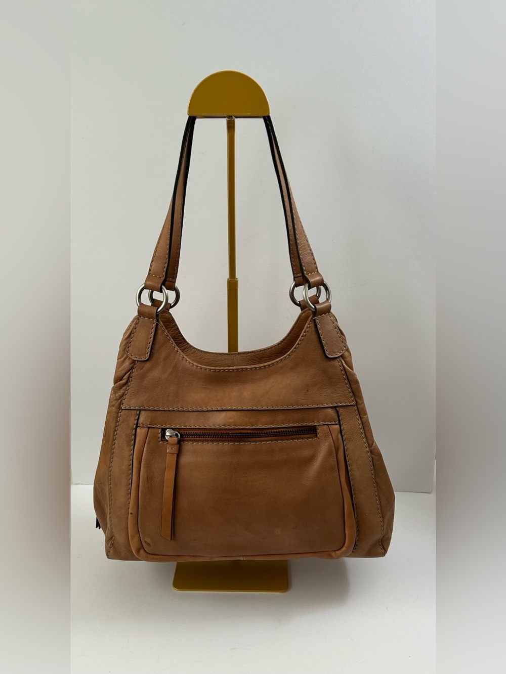 COLORADO- Everyday Tan Leather Hobo/Shoulder Bag